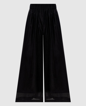 Peserico Черные кюлоты с цепочкой мониль E04131D08372