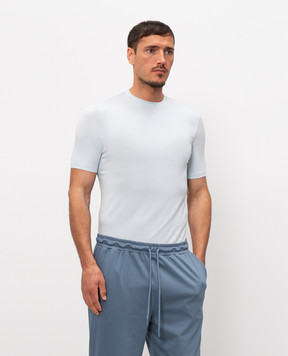 Zimmerli Блакитна футболка Pureness 7001341514