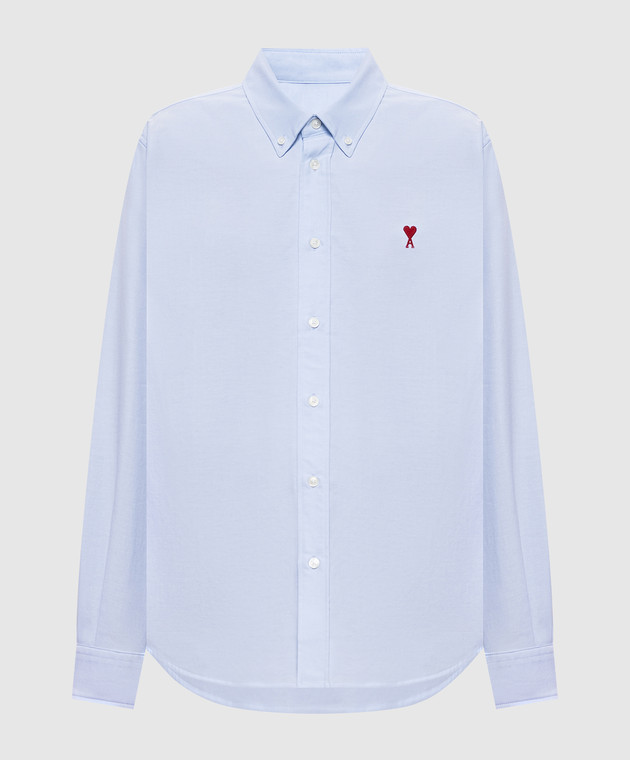 Ami Paris Блакитна сорочка BFUSH063CO0031w