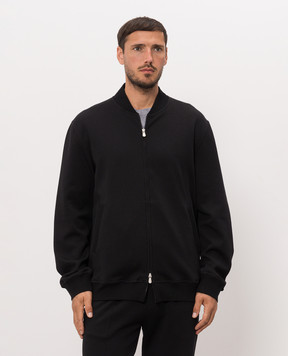 Brunello Cucinelli Чорна спортивна куртка MM8319072G