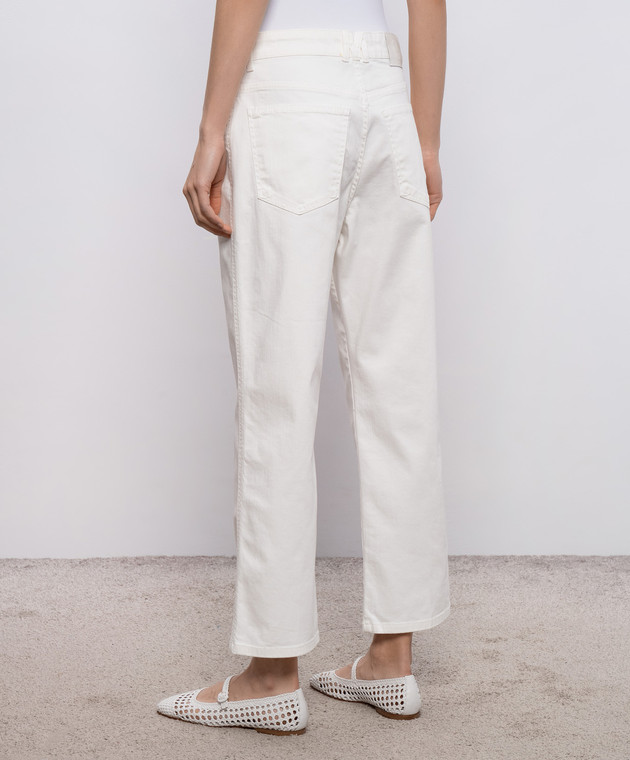 Momoni Джинсы Aidan цвета айвори MOPA01841MO изображение 4
