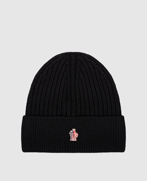 Moncler Grenoble Черная шапка из шерсти K20973B0000704761