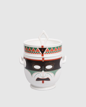 Geminiano Cozzi 1765 Біла порцелянова ємність Paha Sapa Ethnics для льоду в подарунковій коробці AEBMC807061PS