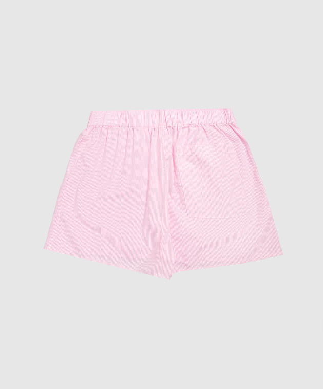MC2 SAINT BARTH Детские розовые шорты Boxy в полоску BXY00103170L изображение 2