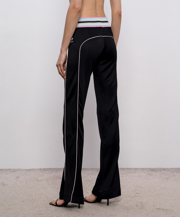 Off-White Черные спортивные штаны Fluid Track 2CJ00AS26JER001 изображение 4