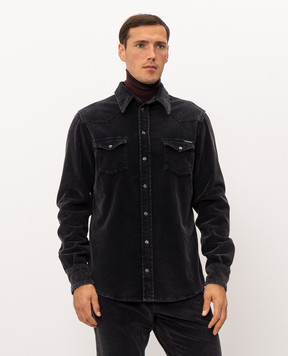 Dolce&Gabbana Черная рубашка G5JC8TG8PT7