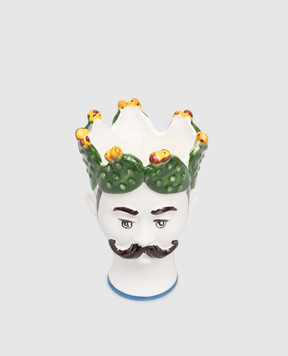 Les Ottomans Декоративна свічка Figs Man в керамічному свічнику HEADCANDLESFM