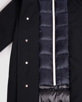 Moncler ENFANT Детская синяя пуховая парка Ever L29541C000035983X
