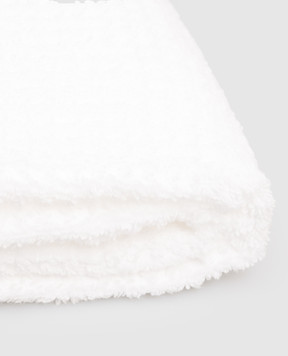 L'Appartement Білий махровий рушник Texture TEXTURECOTTONBATHSHEET