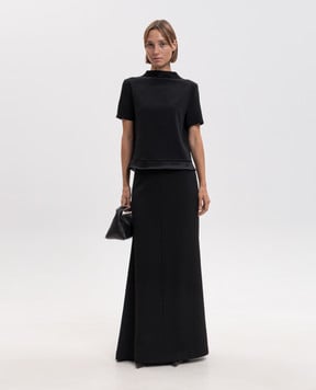 Jil Sander Черная юбка из шерсти J02MA0415J40356