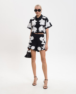 Simkhai Чорні шорти Sammie Soutache з аплікацією 1264120SW