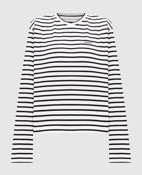 Juun.j Білий джемпер в смужку JW6241W011