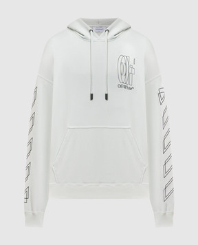 Off-White Зелене худі з емблемою Double Arrow 44MBB085S26F006