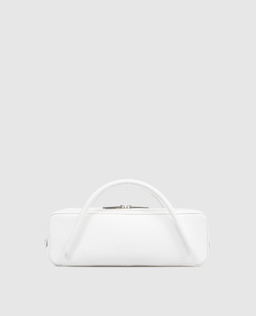 Dondup Белая кожаная сумка-багет WB307PL0660DXXX