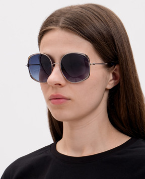 Tom Ford Сріблясті сонцезахисні окуляри ABBEY FT1349