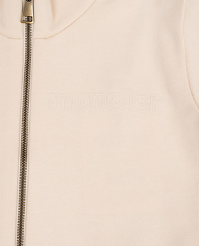 Moncler ENFANT Дитячий бежевий спортивний костюм з логотипом L19548M0000689AKM1214