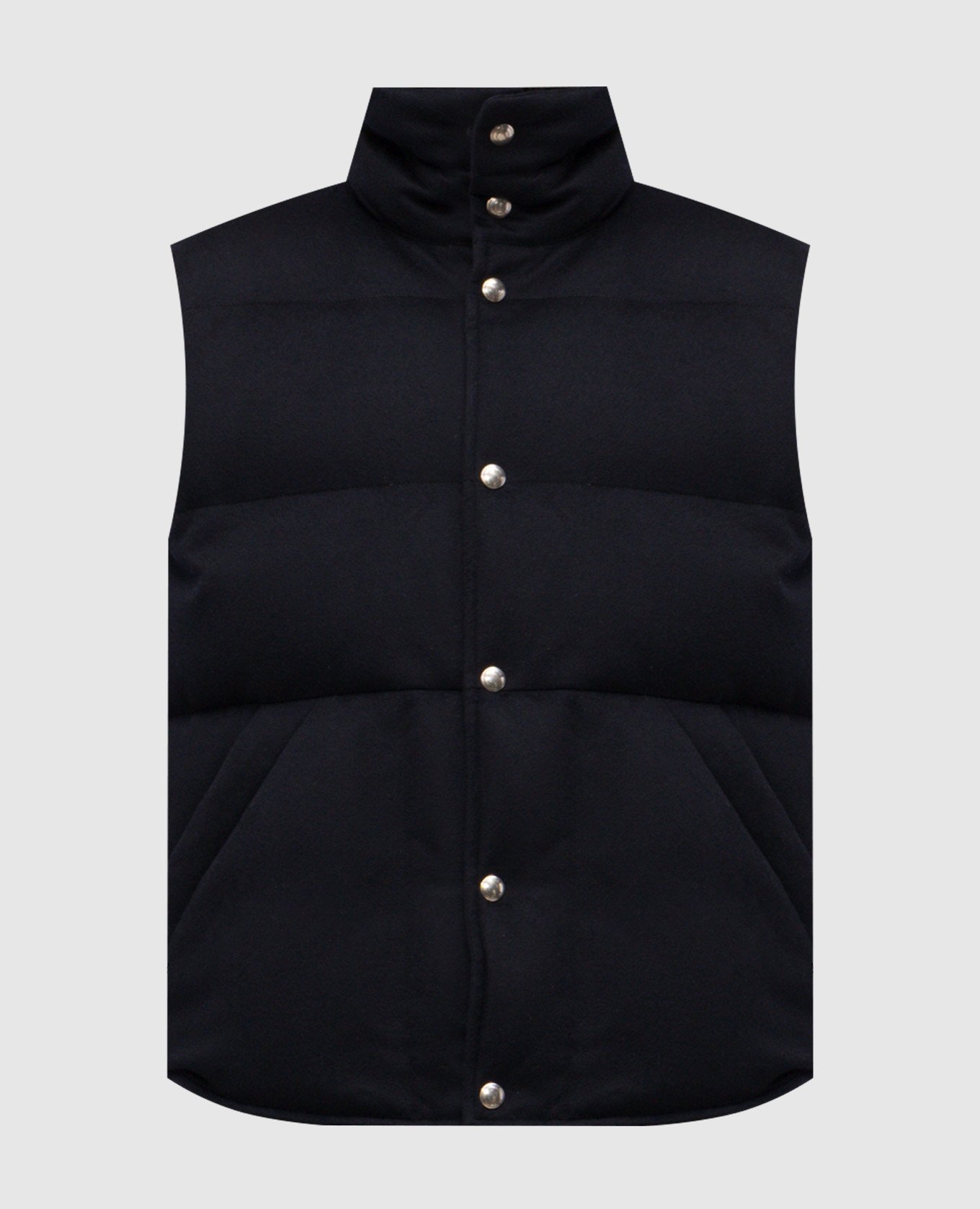 

Синий пуховый жилет Lance из кашемира, Верхняя одежда