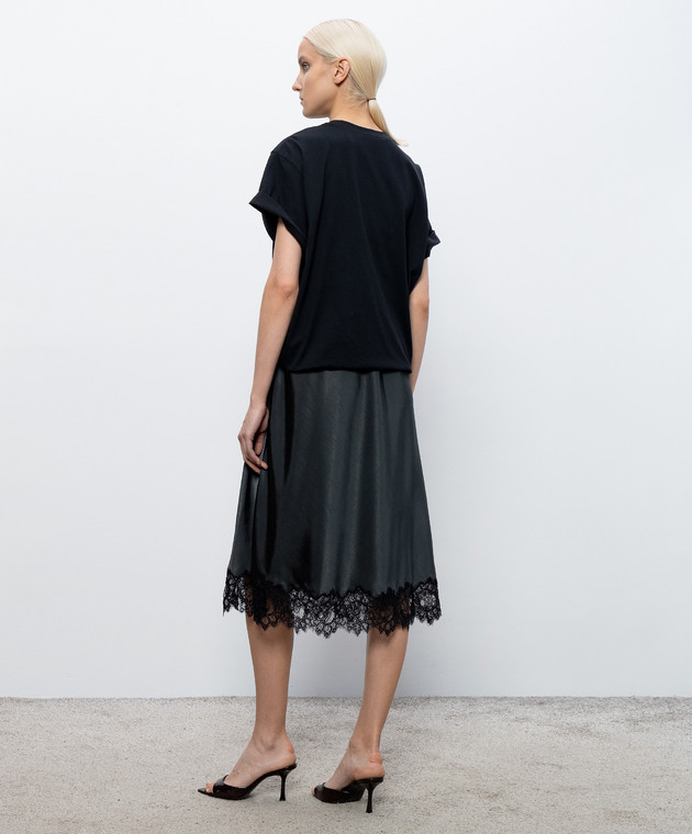 3.1 Phillip Lim Черное платье двойной конструкции S26191096PJB изображение 3