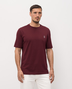 Brunello Cucinelli Футболка с эмблемой M0B138440