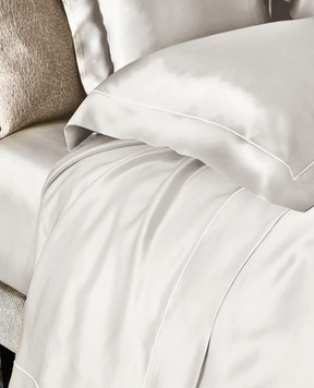 Fazzini Сірий комплект постільної білизни із шовку La Galleria LAGCOCO240X220Q7