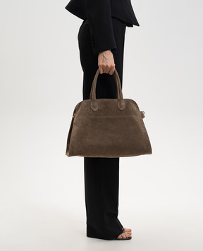 Babe Pay Pls Бежевая замшевая сумка-тоут 6243