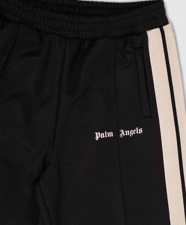 Palm Angels Дитячі чорні спортивні штани PBCJ002S26FAB001 зображення 3