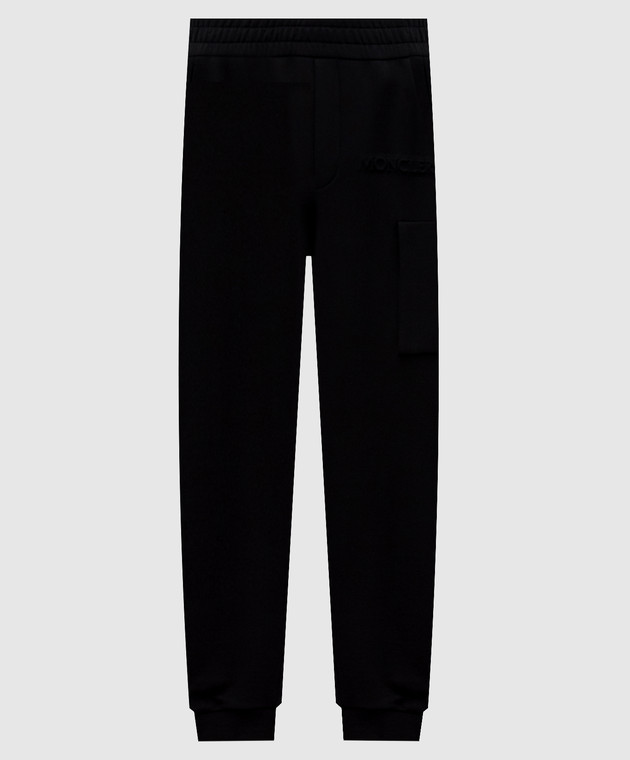 Moncler Чорні штани джогери L20918H0000289AZY