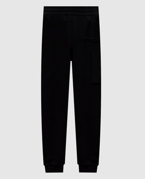 Moncler Черные брюки джоггеры L20918H0000289AZY