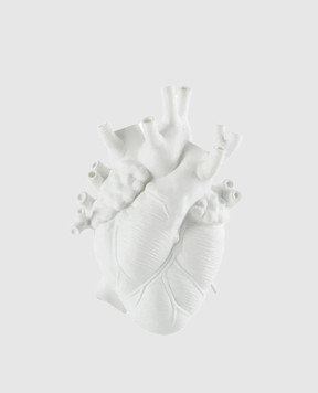 SELETTI Біла порцелянова ваза Love in Bloom 09920