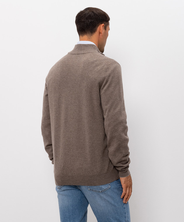 Brunello Cucinelli Кардиган коричневого цвета из кашемира M2200106 изображение 4