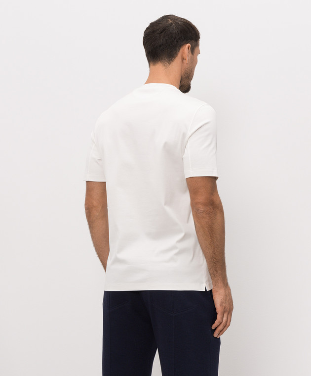 Brunello Cucinelli Белая футболка M0B138440 изображение 4