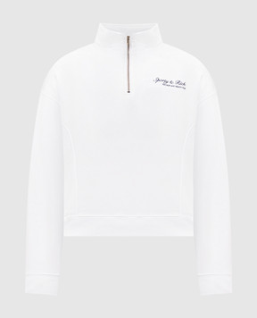 Sporty & Rich Белый свитшот с вышивкой логотипа ST09875325WH01