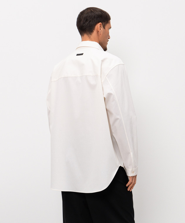 Fear of God Сорочка кольору айворі з вовною FG9M60602OXF зображення 4