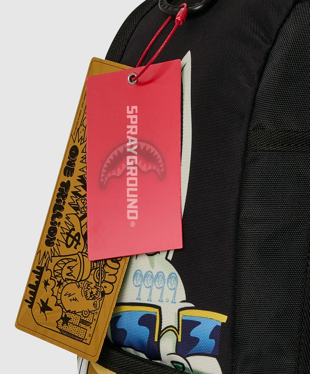 Sprayground Дитячий чорний рюкзак BUNNY BANKS BILLIONS 910B8147NSZ зображення 4