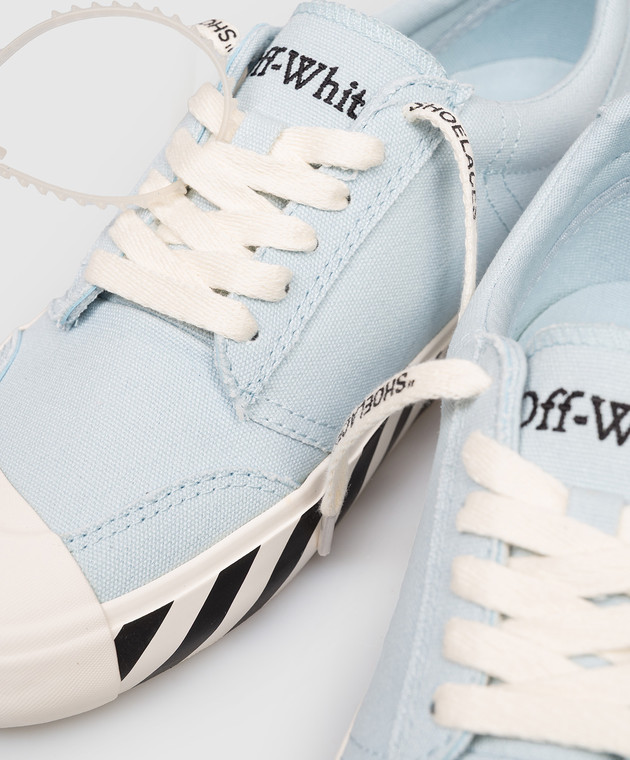 Off-White Голубые кроссовки Vulcanized Undercut OWIA28QS26FAB001 изображение 5