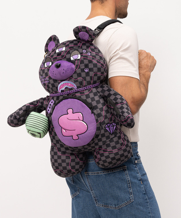 Sprayground Детский рюкзак PURPLE SLIME SHARK 910B8958NSZ изображение 2