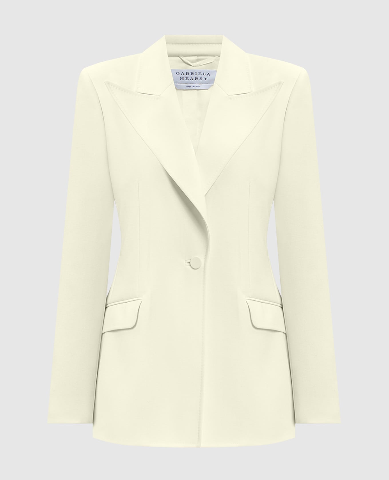 Белый жакет Leiva из шерсти