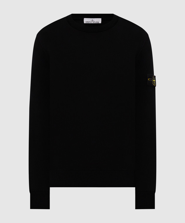 Stone Island Чорний джемпер з вовни L2S155100021S00B4