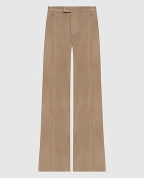 Brunello Cucinelli Бежеві вельветові штани MA180P9358