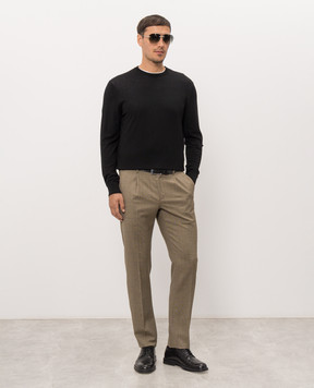 Cashmere&Whiskey Чорний джемпер з вовни MU8121318541R
