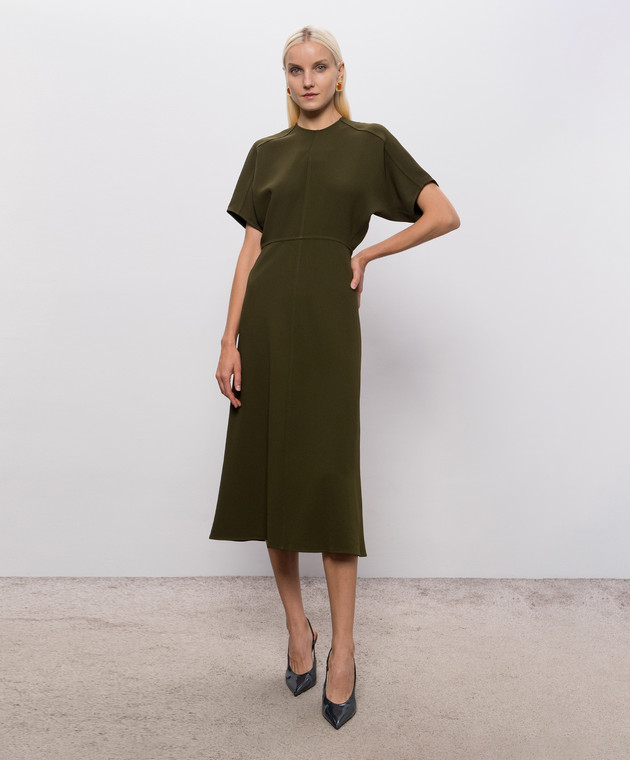 Victoria Beckham Зеленое платье Eleanor 1426WDR007752A изображение 2