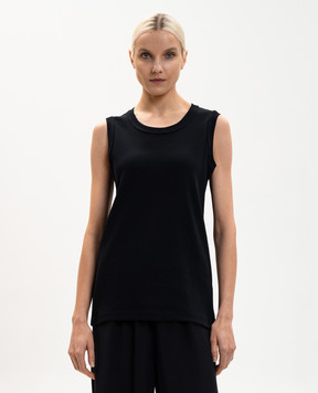 Sofie D`Hoore Чорна майка в рубчик TANKJRIB