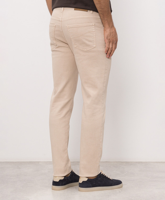 Brunello Cucinelli Бежеві джинси M277PD3210 зображення 4