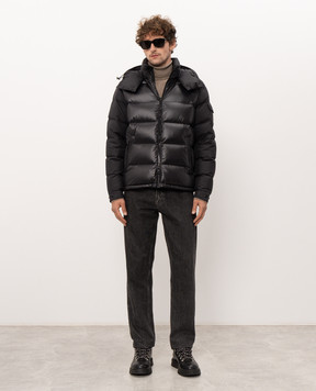 Moncler Черный пуховик Moncler Maya L20911A00138597YX