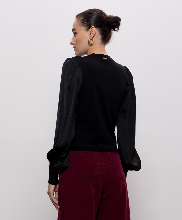 Twinset Черный топ 262TT3361 изображение 4