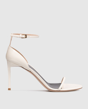 Tom Ford Кожаные лакированные босоножки цвета айвори VERTIGO W3896LCL072P