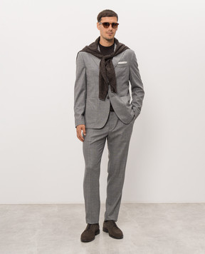 Cashmere&Whiskey Коричневий джемпер з вовни MU8121318541R