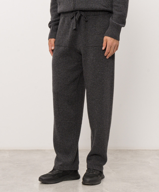 Woolrich Серые спортивные брюки из шерсти CFWOTR2048MRUF5094 изображение 3
