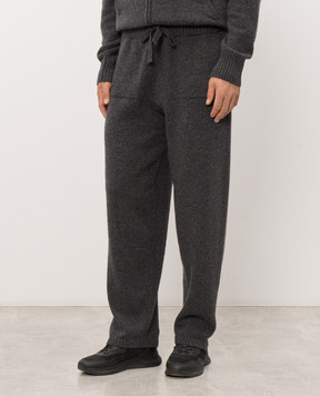Woolrich Серые спортивные брюки из шерсти CFWOTR2048MRUF5094