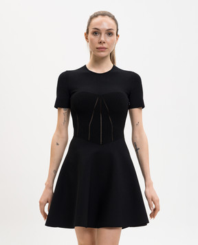 Alexander McQueen Чорна сукня міні 870415Q1BG6